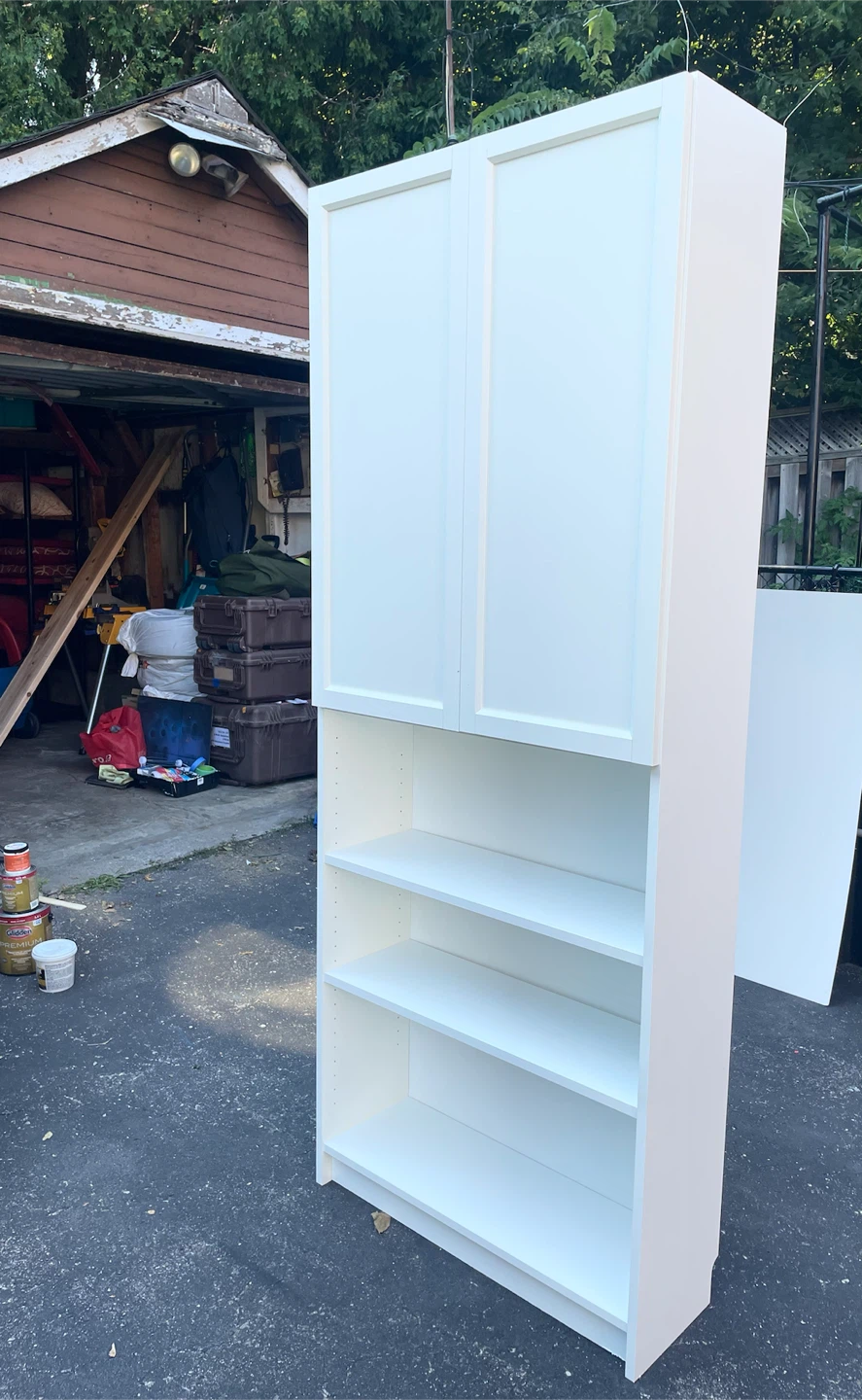 Billy Bookcase with Oxberg Doors