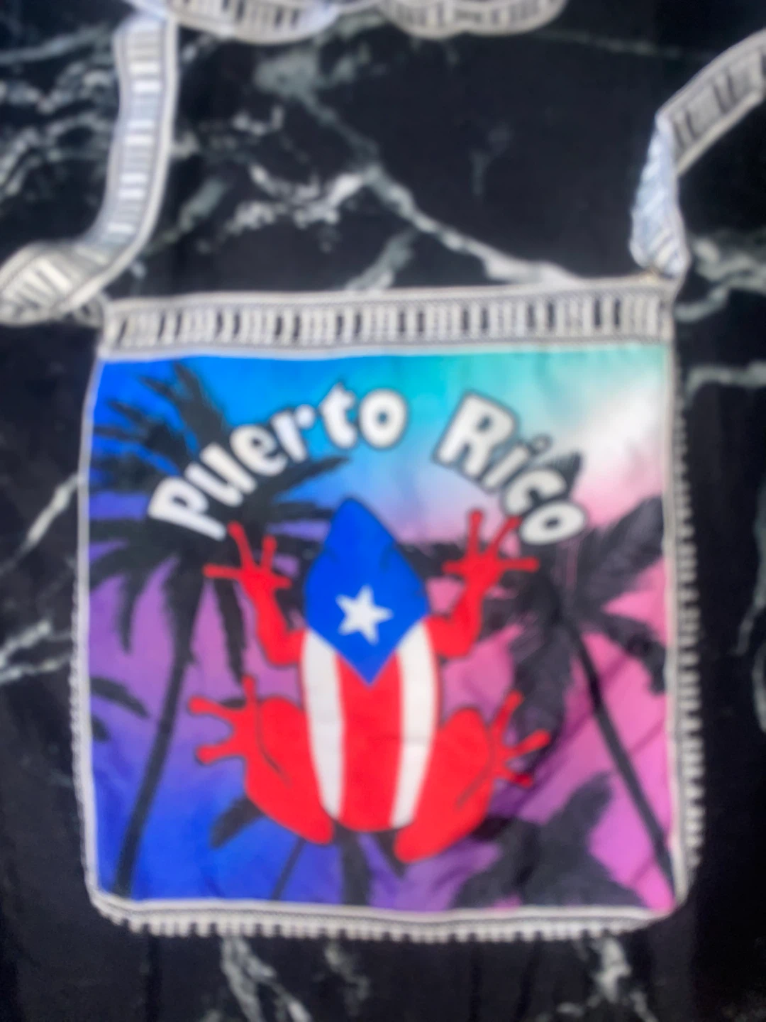 Puerto Rico Themed Crossbody Bag