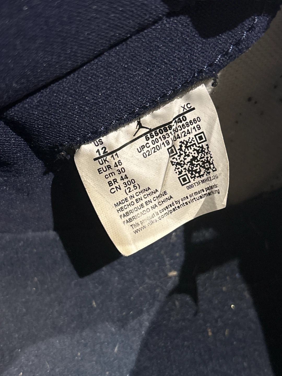 Air Jordan 1 Obsidian Blue worn twice - photo 4