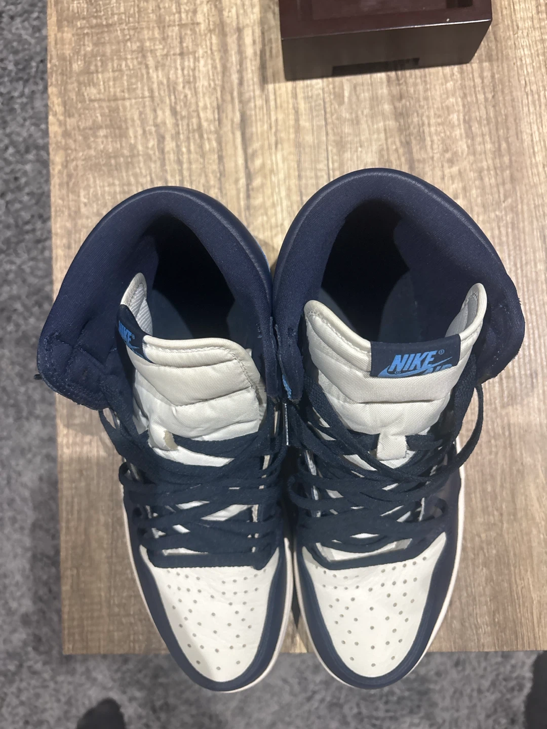 Air Jordan 1 Obsidian Blue worn twice - photo 5