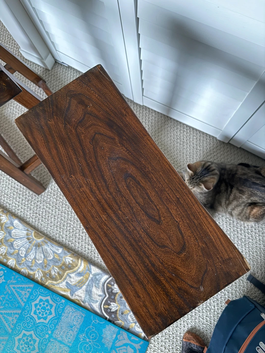 Set of 2 Wooden Saddle Stools - photo 2