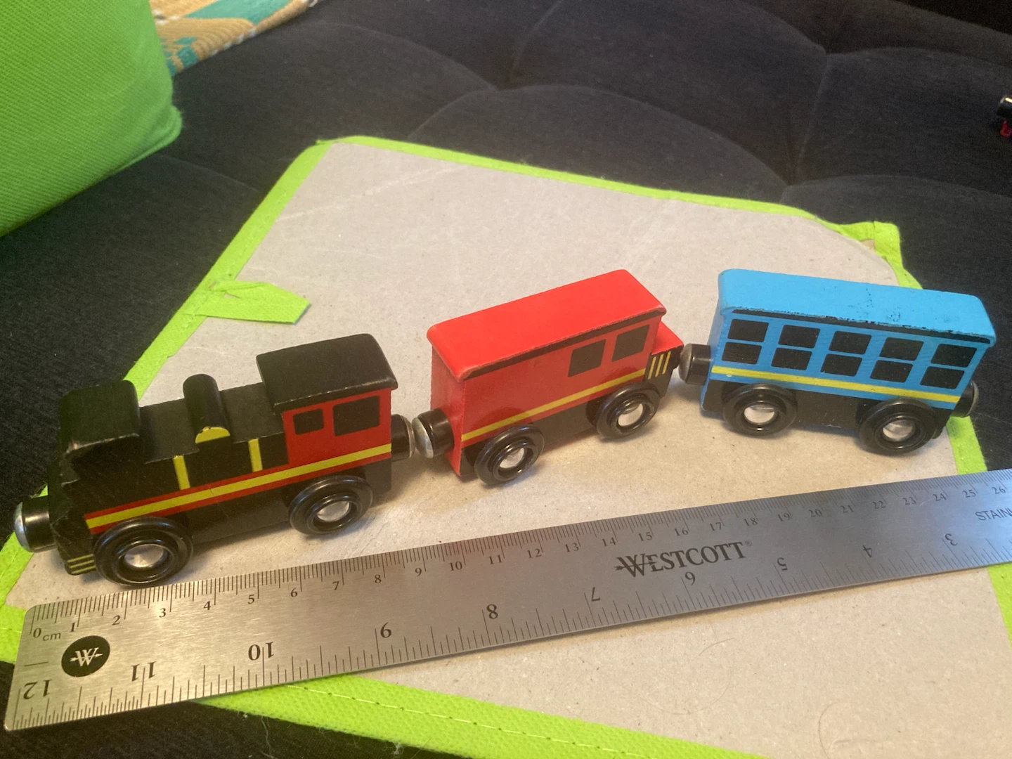 Melissa & Doug Wooden Train Set
