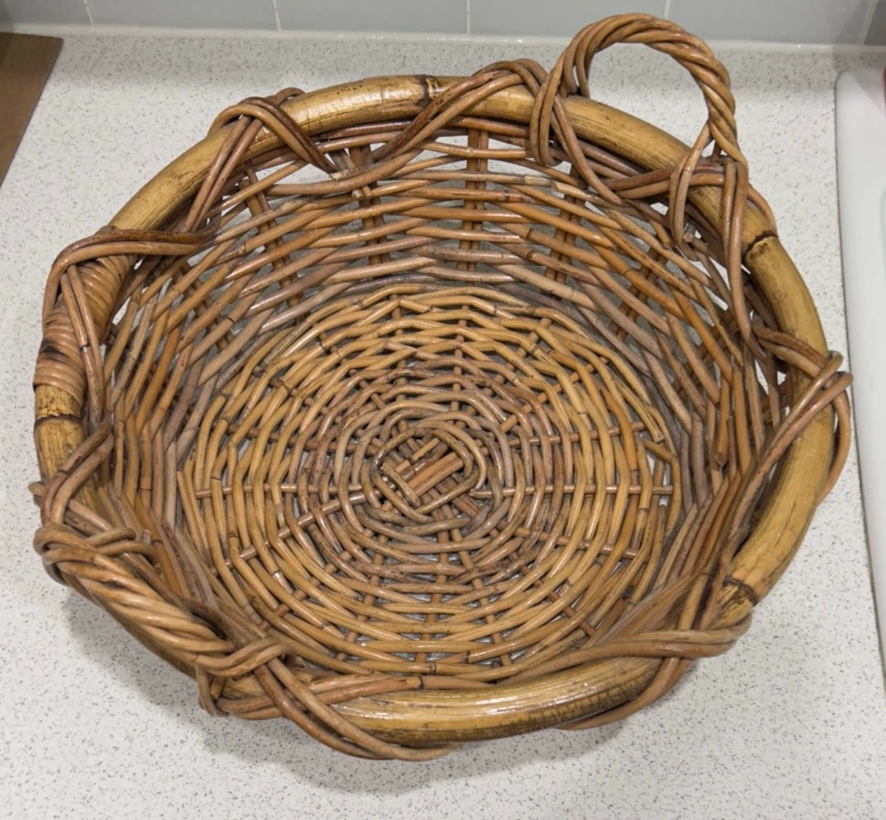 Wicker Basket with Handles