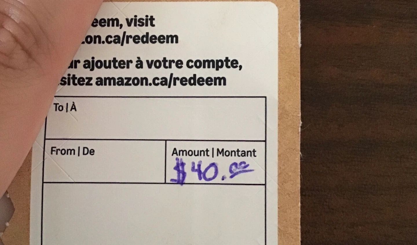 Amazon Gift Card - $40 - photo 2