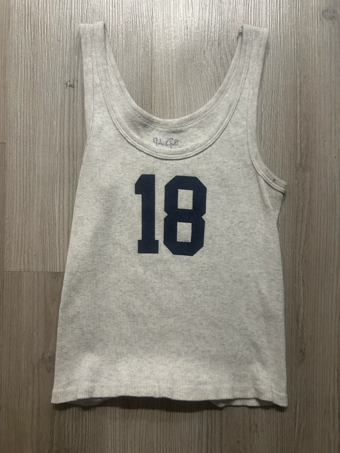 Brandy Melville Grey "18" Tank Top