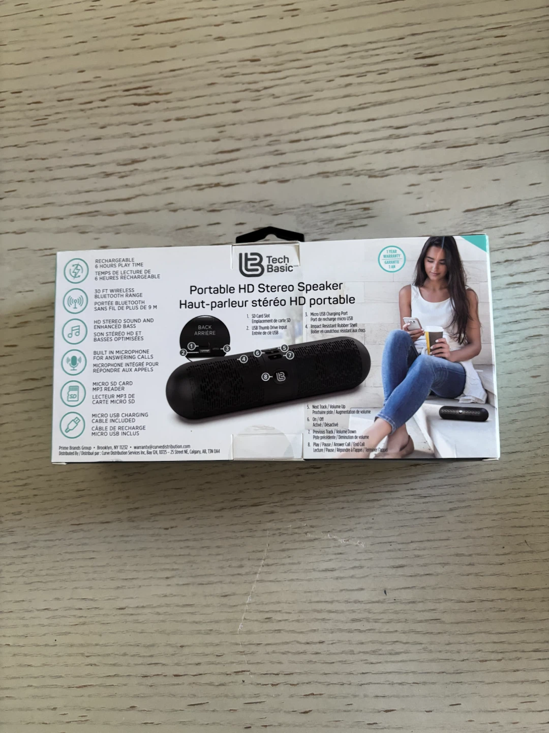 TechBasic Portable HD Stereo Speaker - photo 2