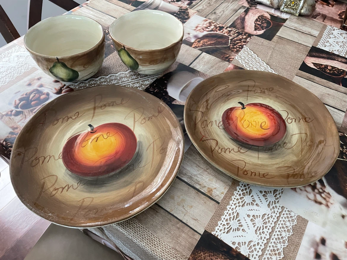 Decorative Fruit Plates and Bowls Set - photo 3