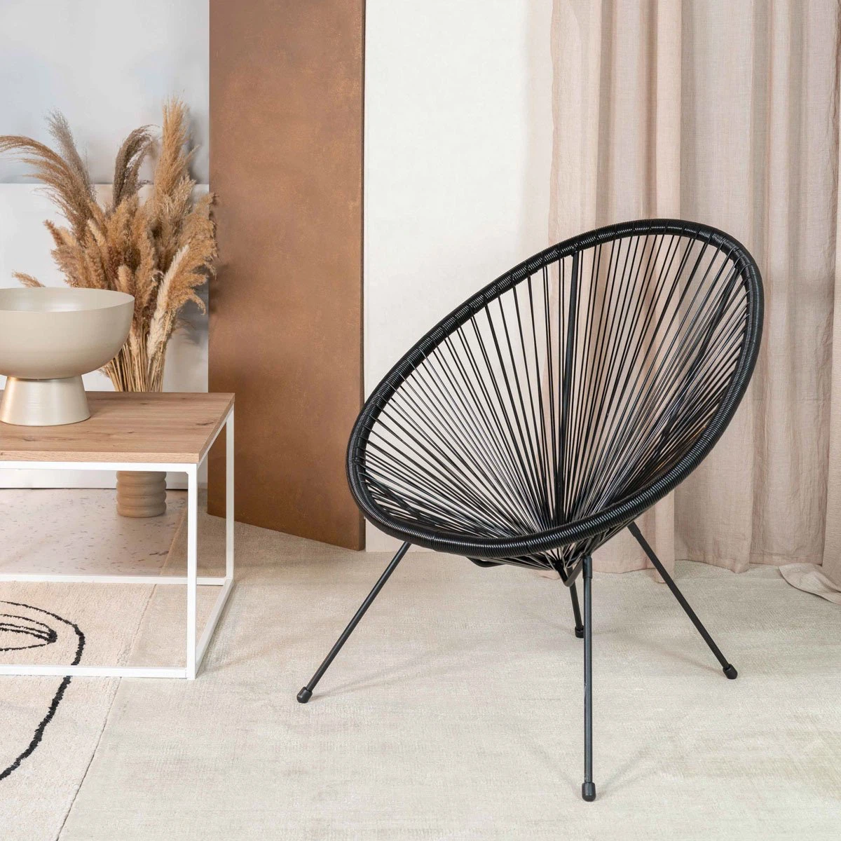 Black Acapulco Chair - photo 2