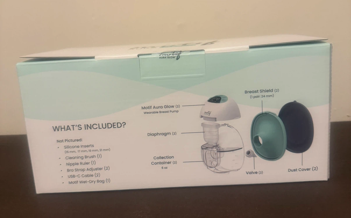 Motif Aura Glow Wearable Breast Pump - photo 2