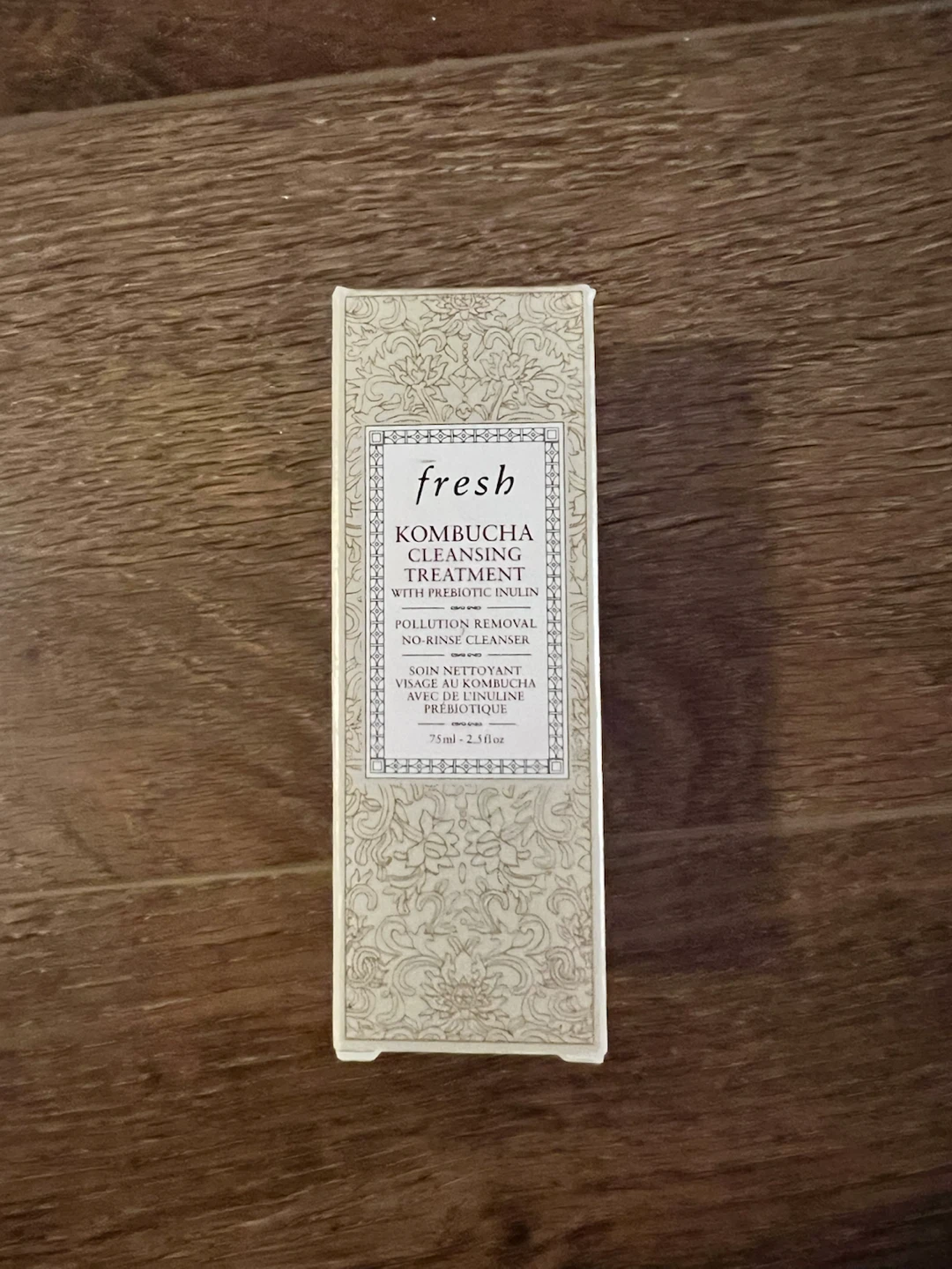 Fresh kombucha cleansing treatment