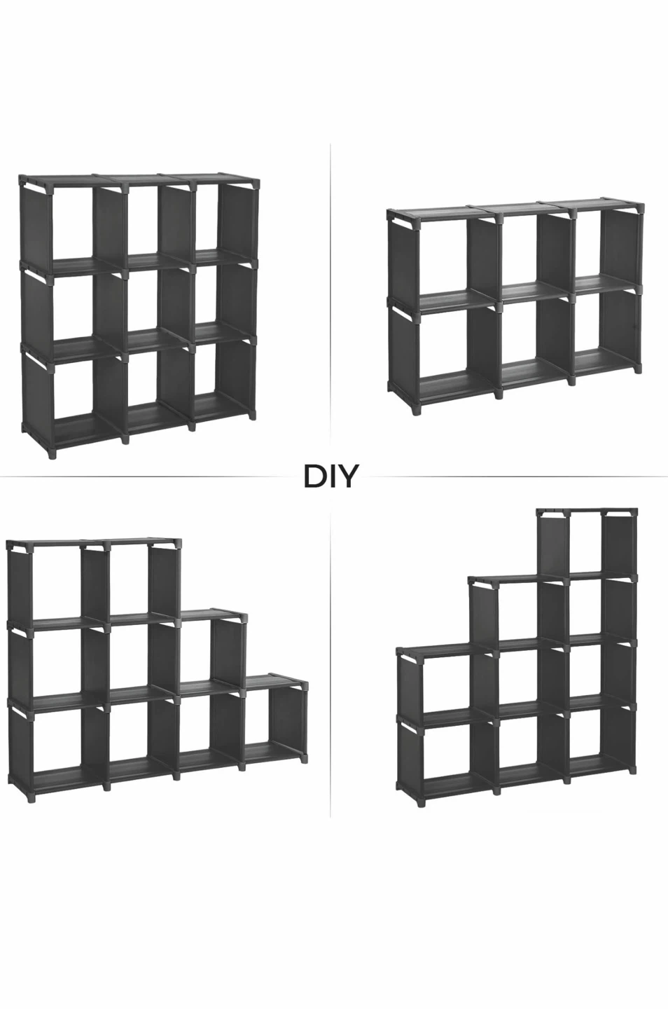 Grey 6-Cube Storage Organizer (INFO IN DESCRIPTION) - photo 3