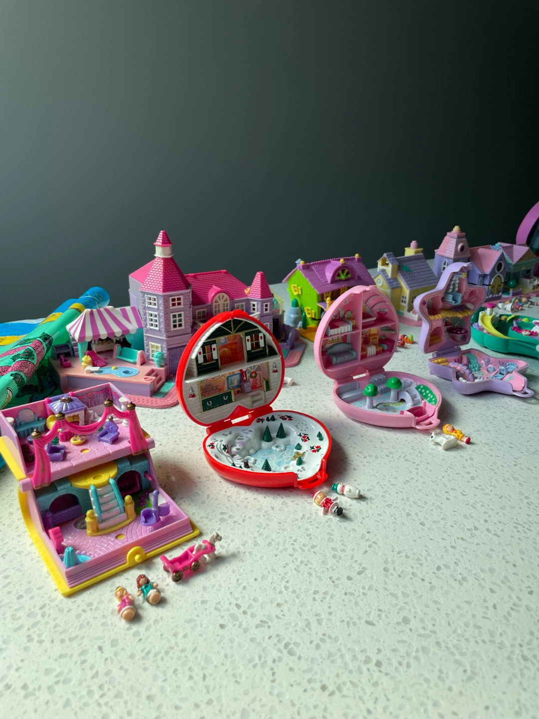 15*vintage* (bluebird) Polly Pocket lot and vinyl map mat - photo 4