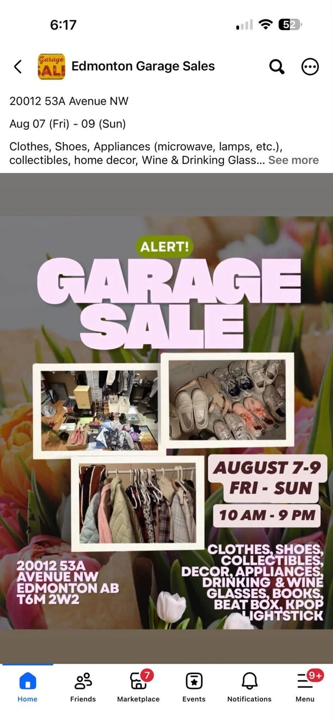 Garage Sale - Edmonton