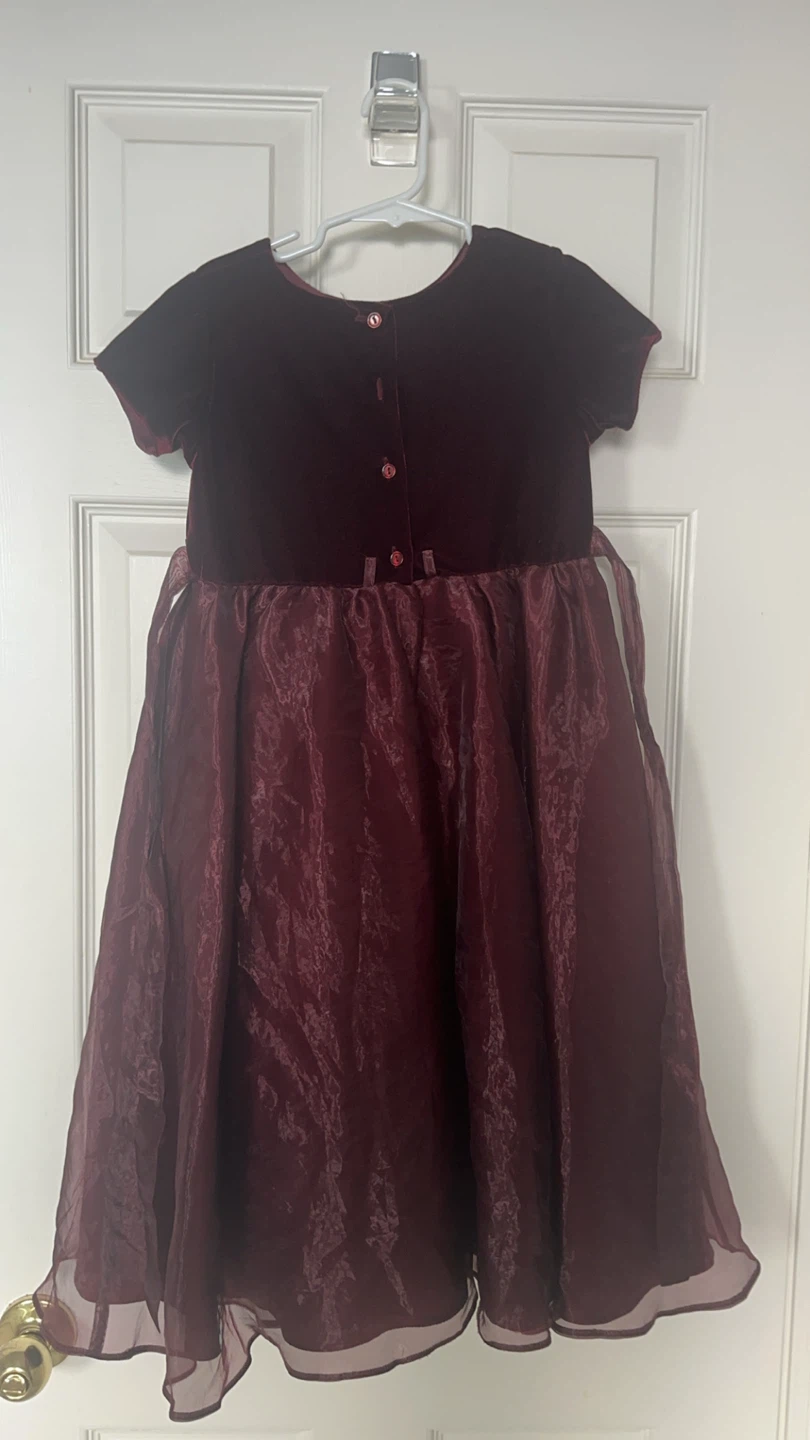 Velvet and Organza Party Dress - photo 2