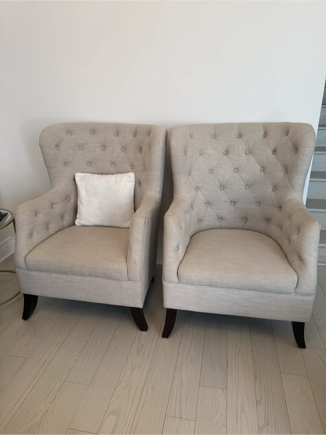 Tufted Accent Chairs - Set of 2