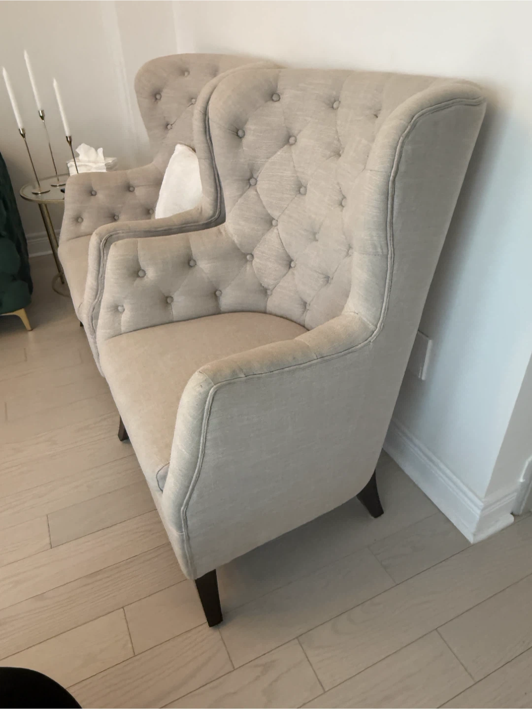 Tufted Accent Chairs - Set of 2 - photo 3