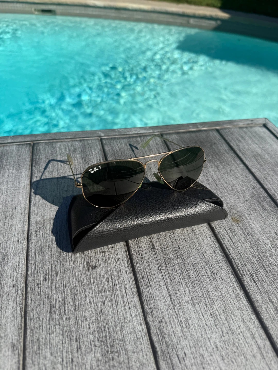 Ray-Ban Aviator Sunglasses with Case - photo 2