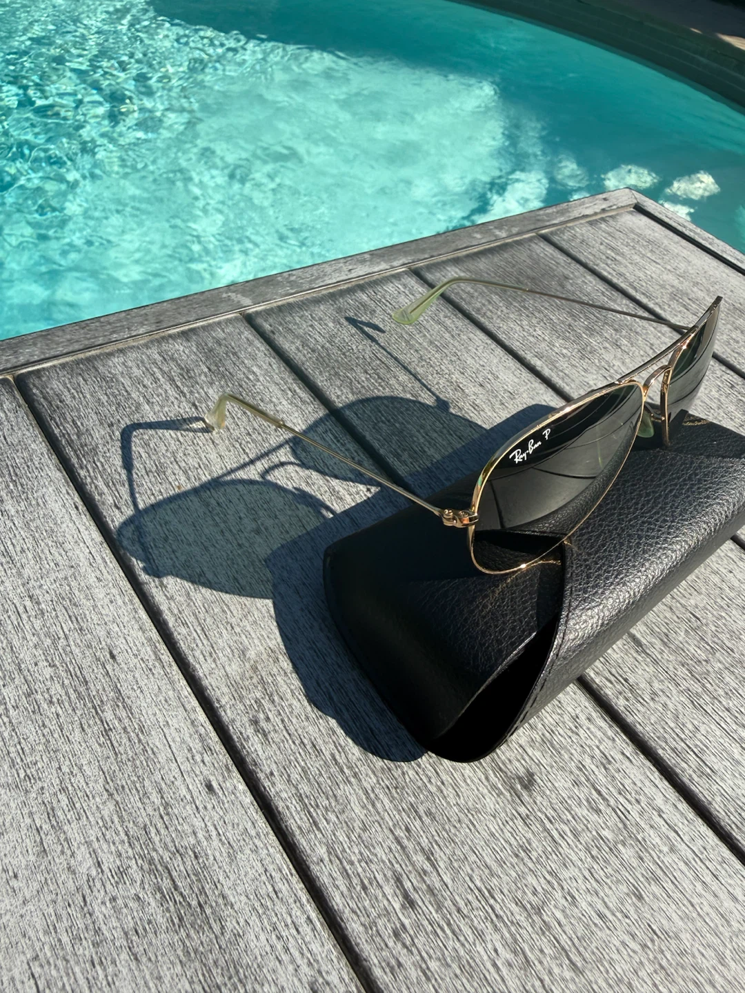 Ray-Ban Aviator Sunglasses with Case - photo 3