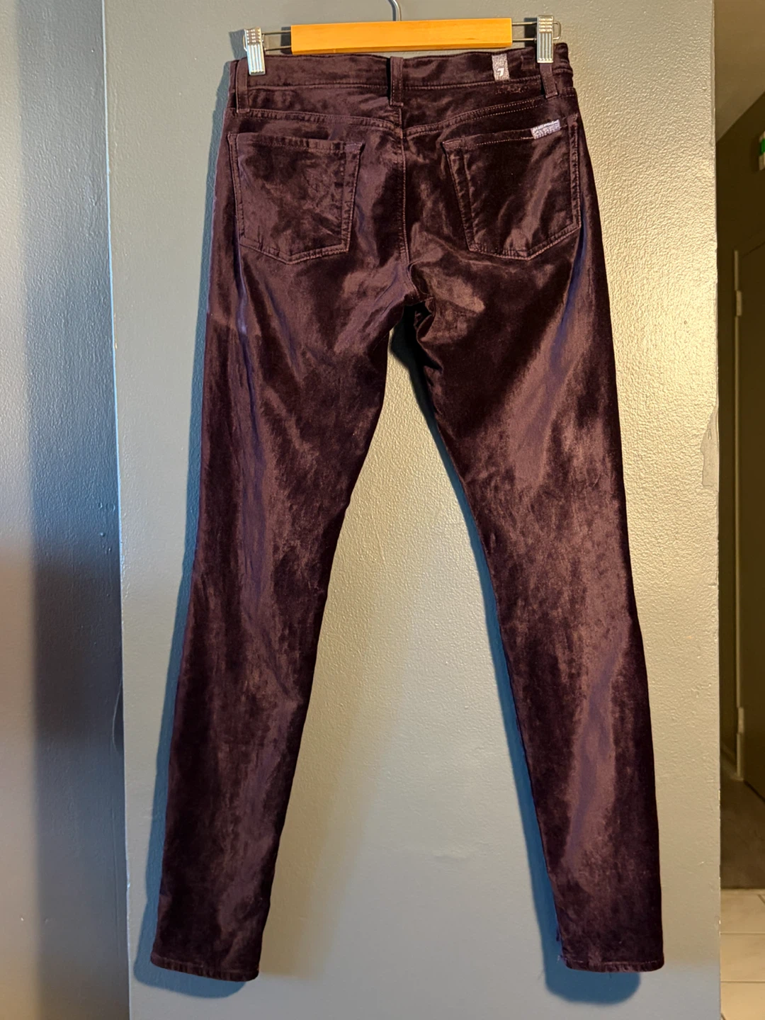 7 For All Mankind Velvet "The Skinny" Jeans - photo 2