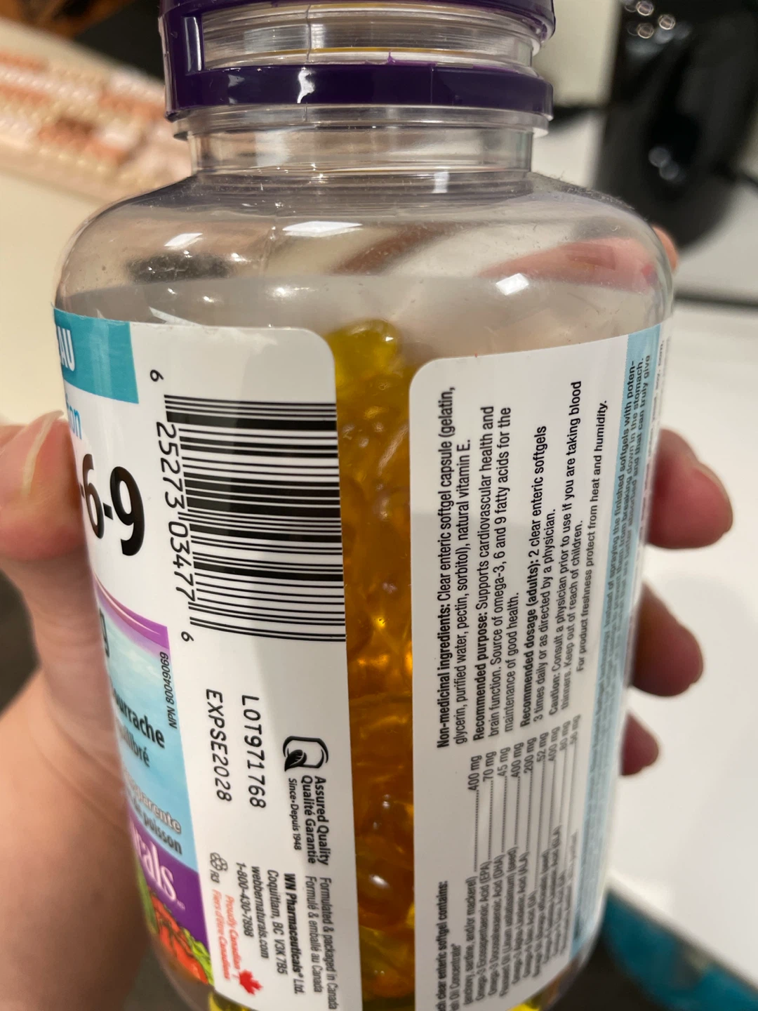 Webber Naturals Omega 3-6-9 Softgels - photo 2