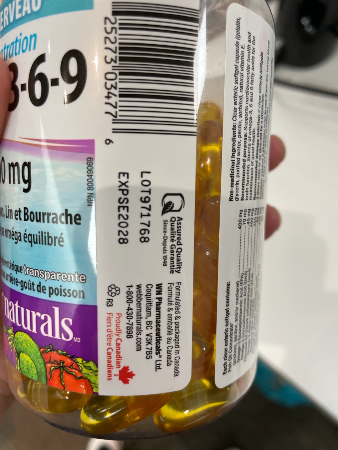 Webber Naturals Omega 3-6-9 Softgels - photo 3