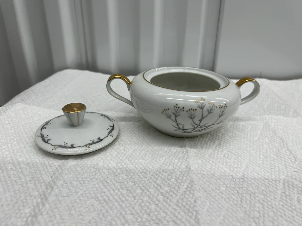 55pc Seyei Empress China Debutante 507 Dinnerware Set - photo 3