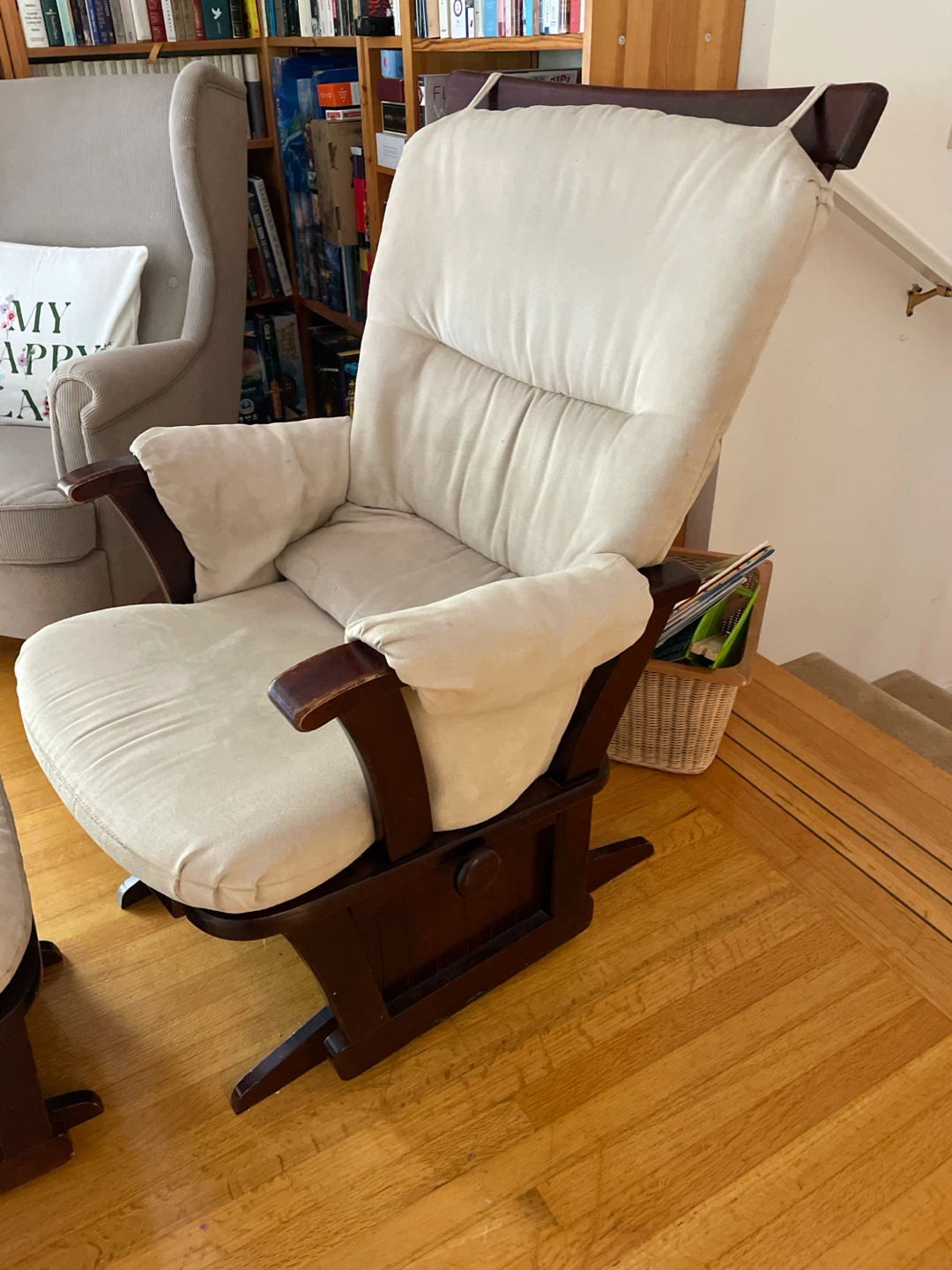 Dutailier Glider Rocker Chair with Ottoman