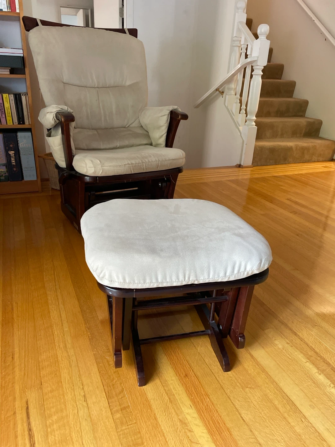 Dutailier Glider Rocker Chair with Ottoman - photo 3