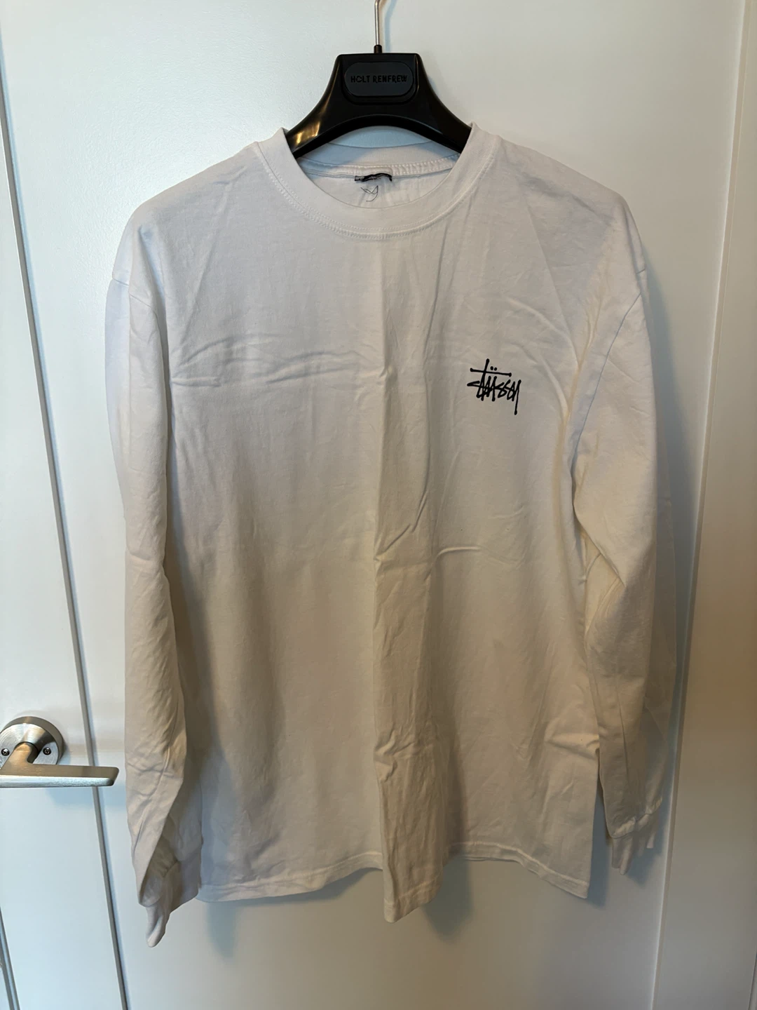 Stüssy White Long Sleeve T-Shirt