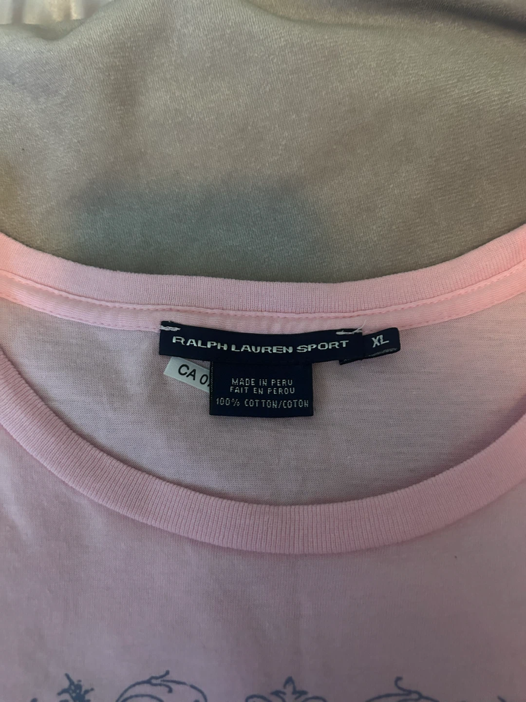 Pink Ralph Lauren Sport T-Shirt XL - photo 3