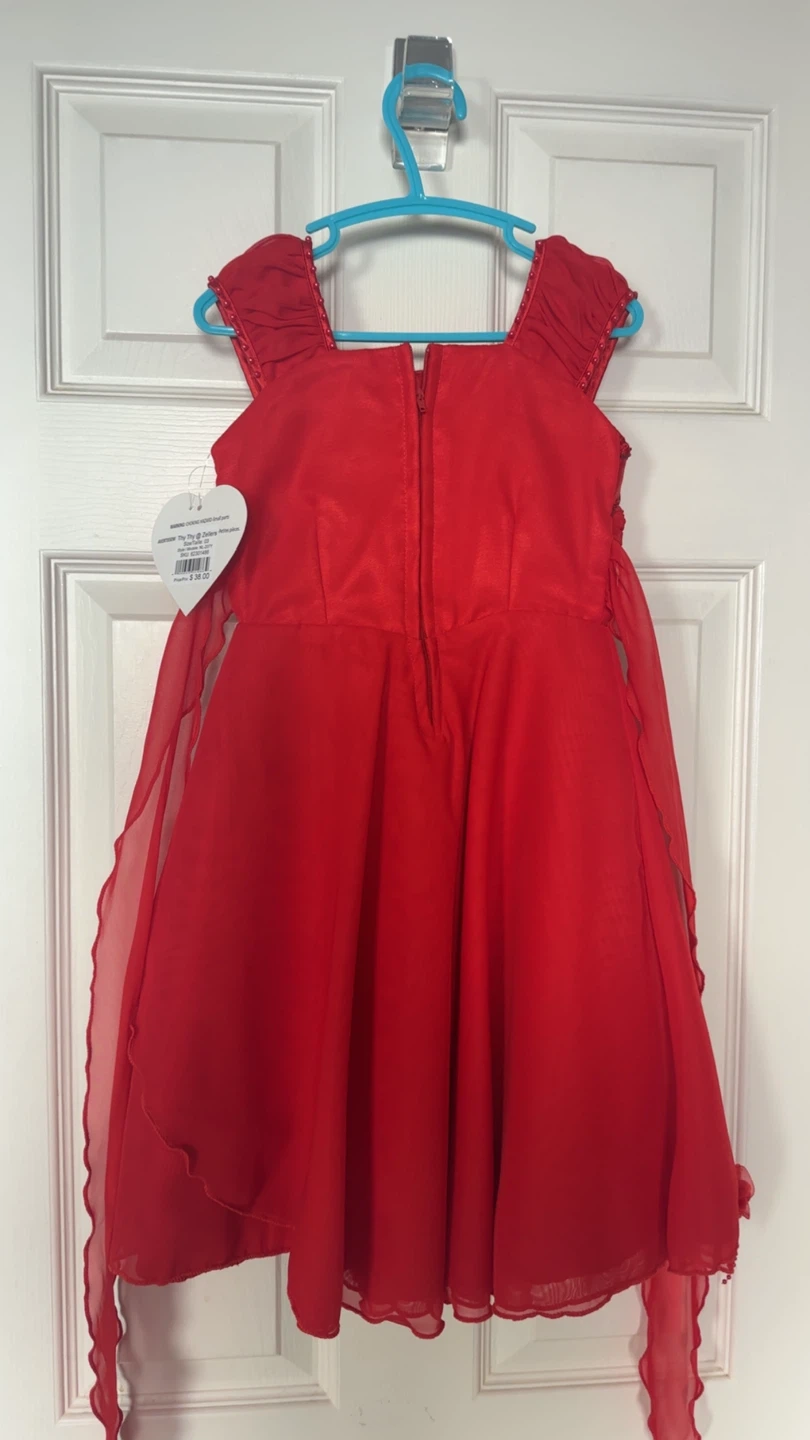 Girls Red Thy Thy Dress - photo 2