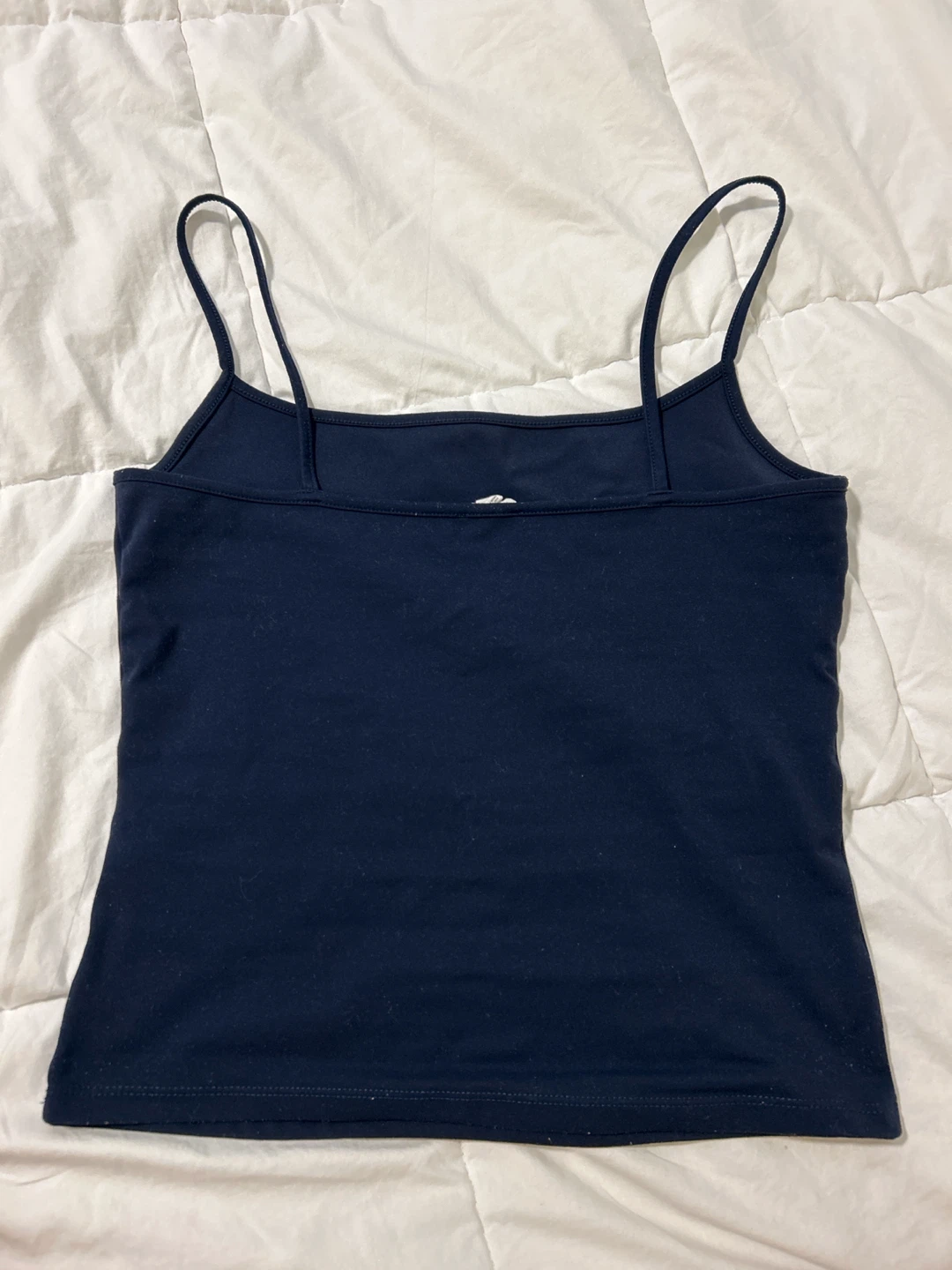 garage navy blue scoop cami tank top - photo 2