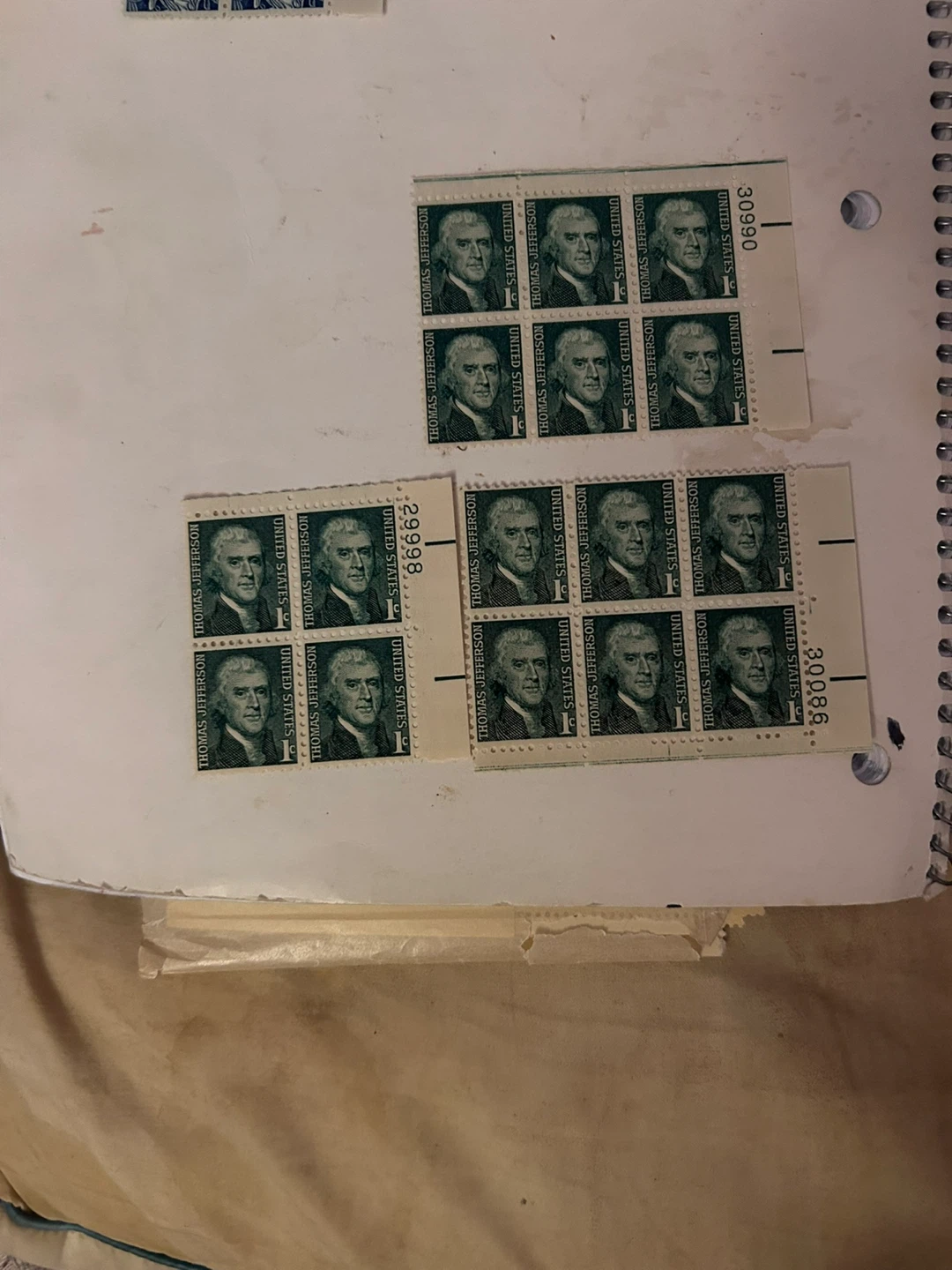 Thomas Jefferson Postage Stamps (Sheetlets)
