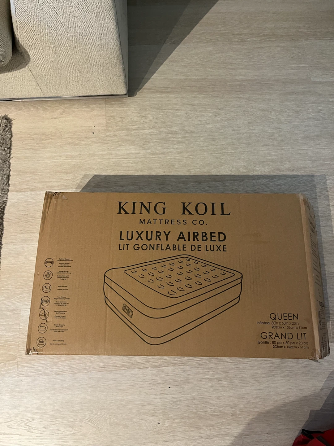 Luxury Queen Air Mattress with Built-in Pump