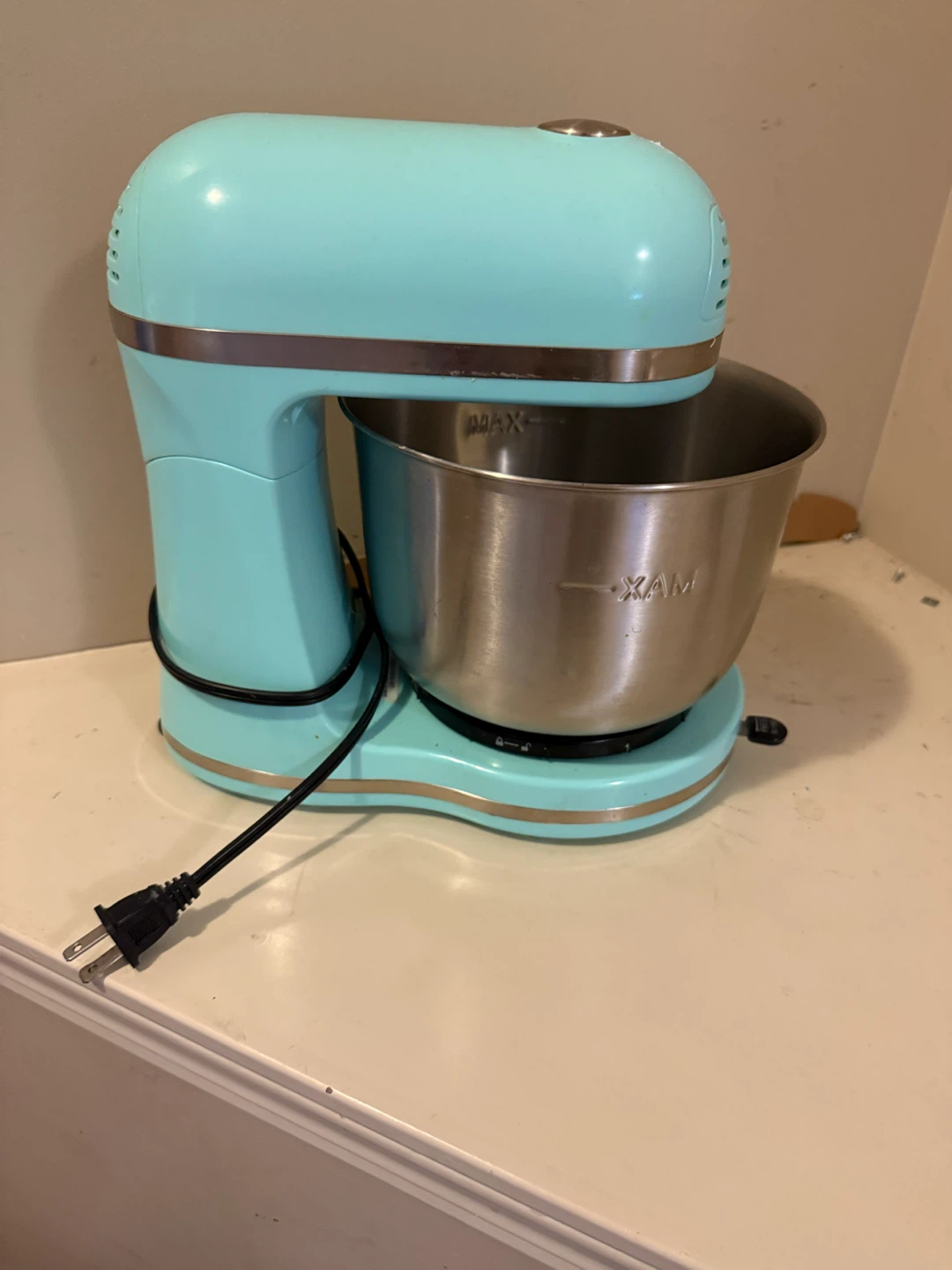 Aqua Stand Mixer with Stainless Steel Bowl