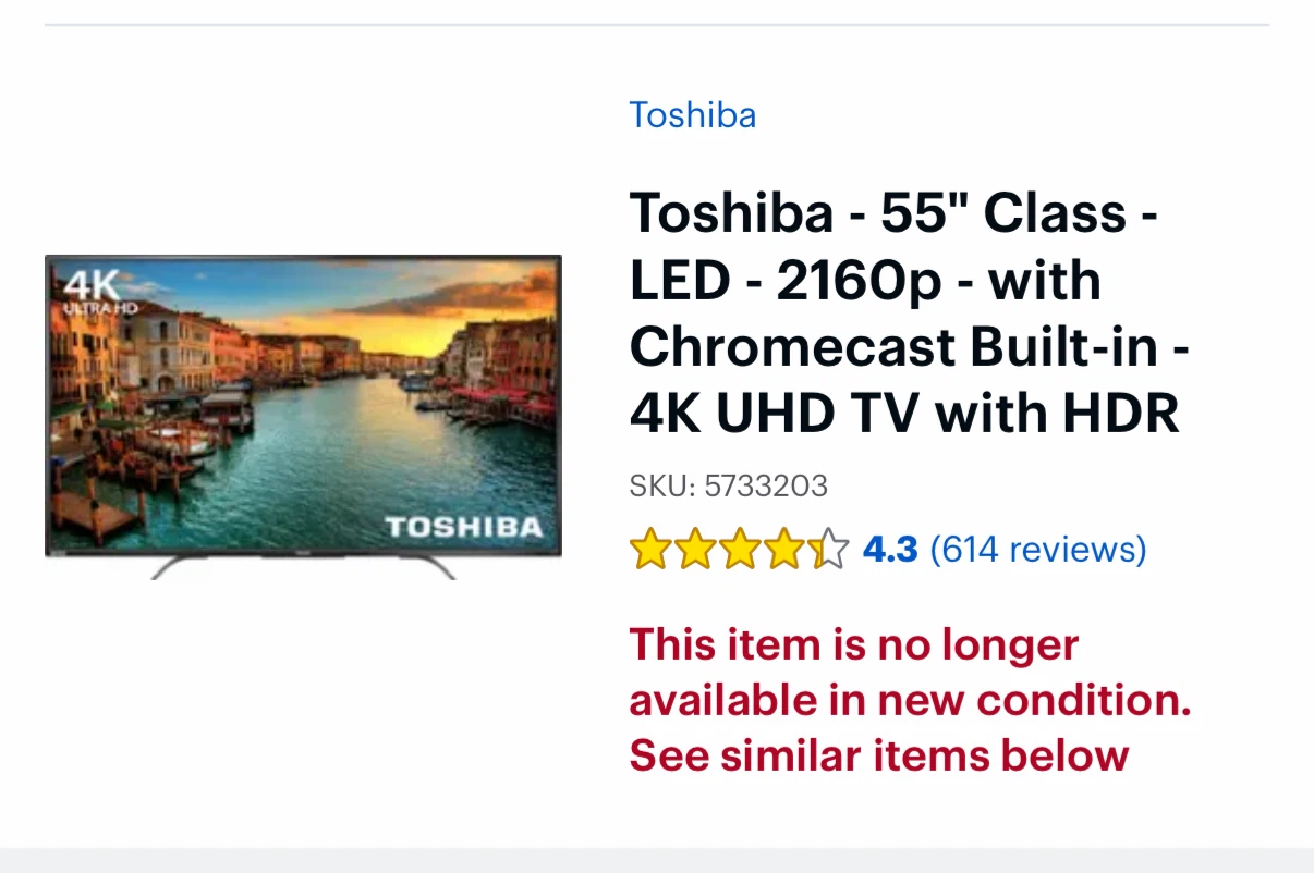 Toshiba 55 inch 4K TV with Chromecast Built-in - photo 3
