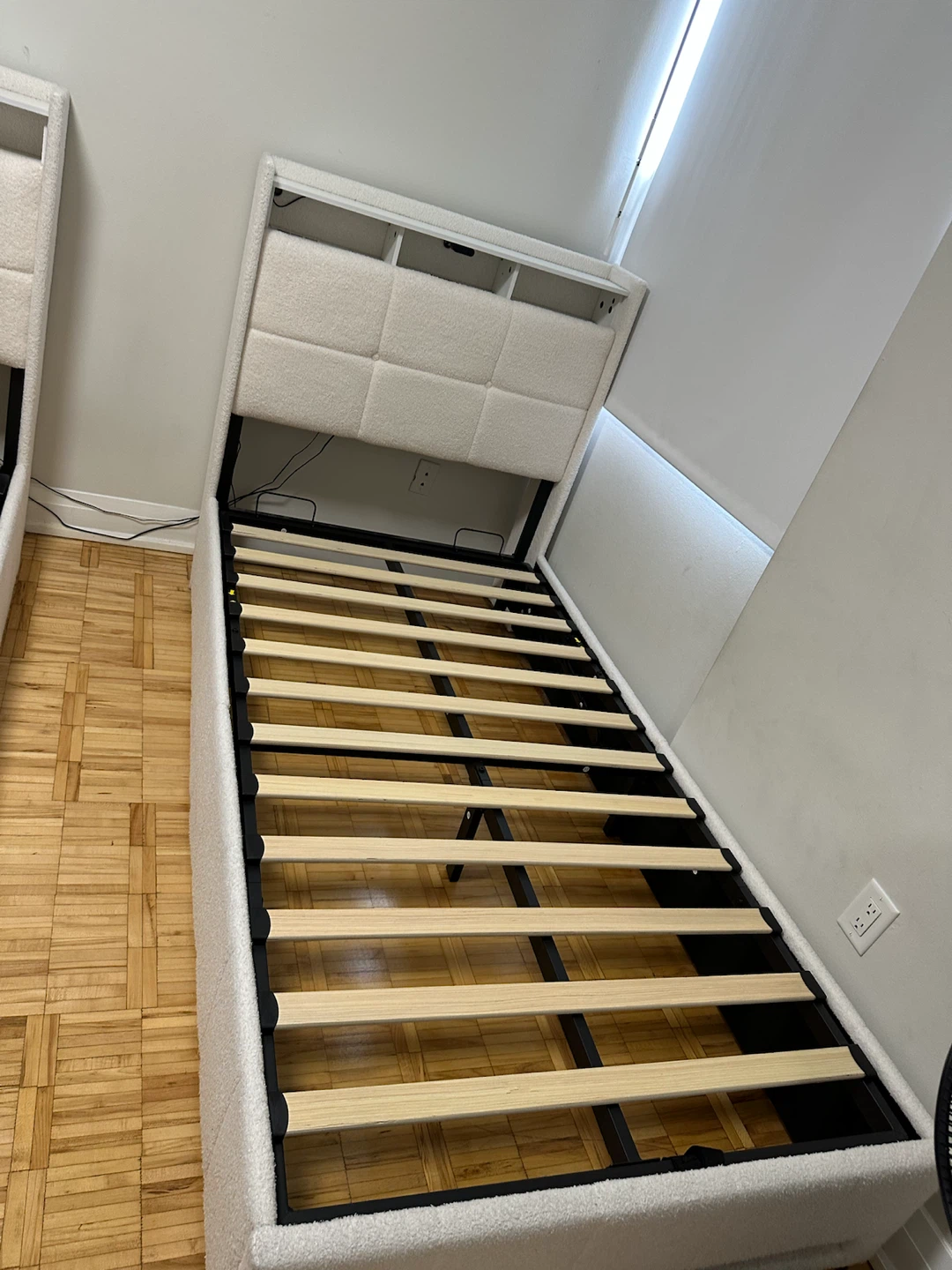 2 Twin Beds with LED Lights & Under-Bed Storage - photo 3