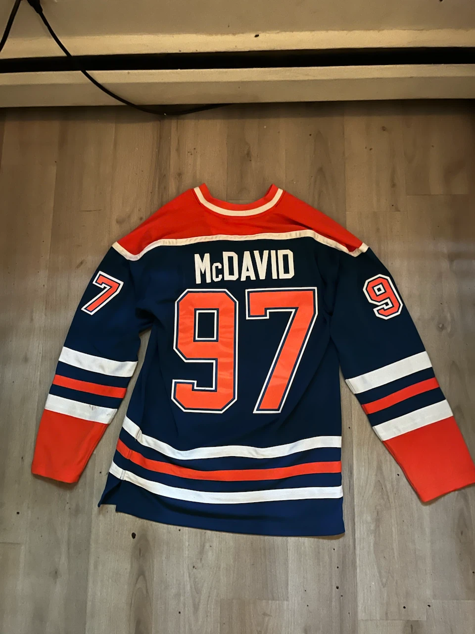 Edmonton Oilers McDavid #97 Hockey Jersey 2015-2016