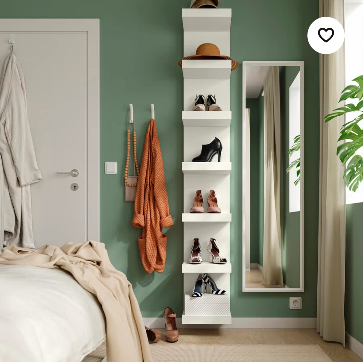 IKEA LACK Wall Shelf Unit – White, 190 cm
