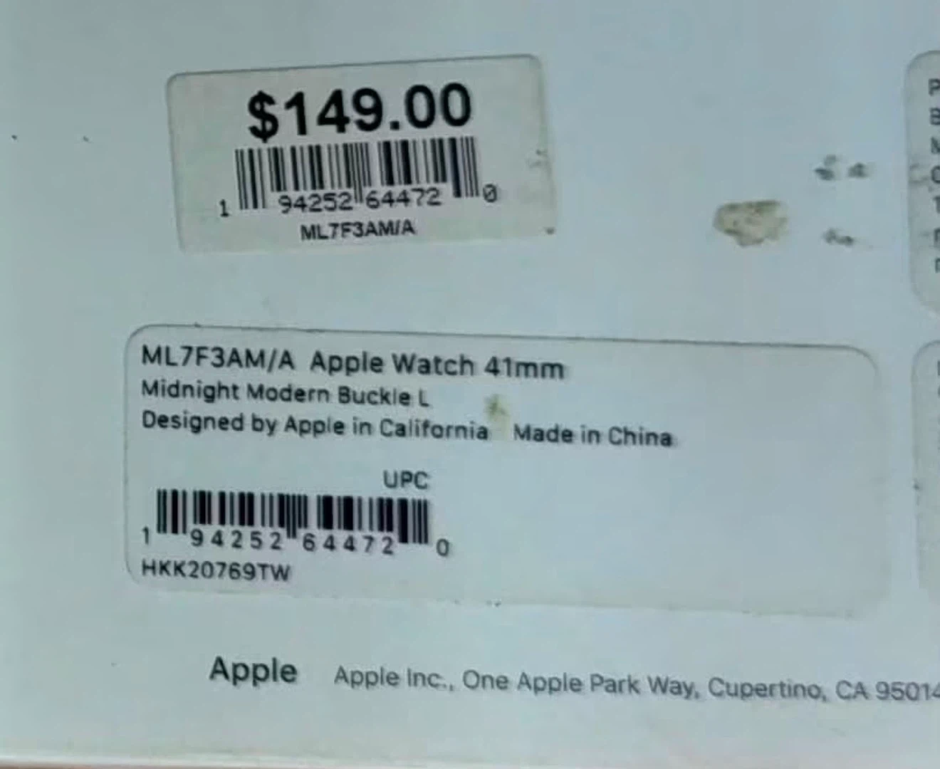 Apple Watch 41mm Midnight Modern Buckle Band - photo 2