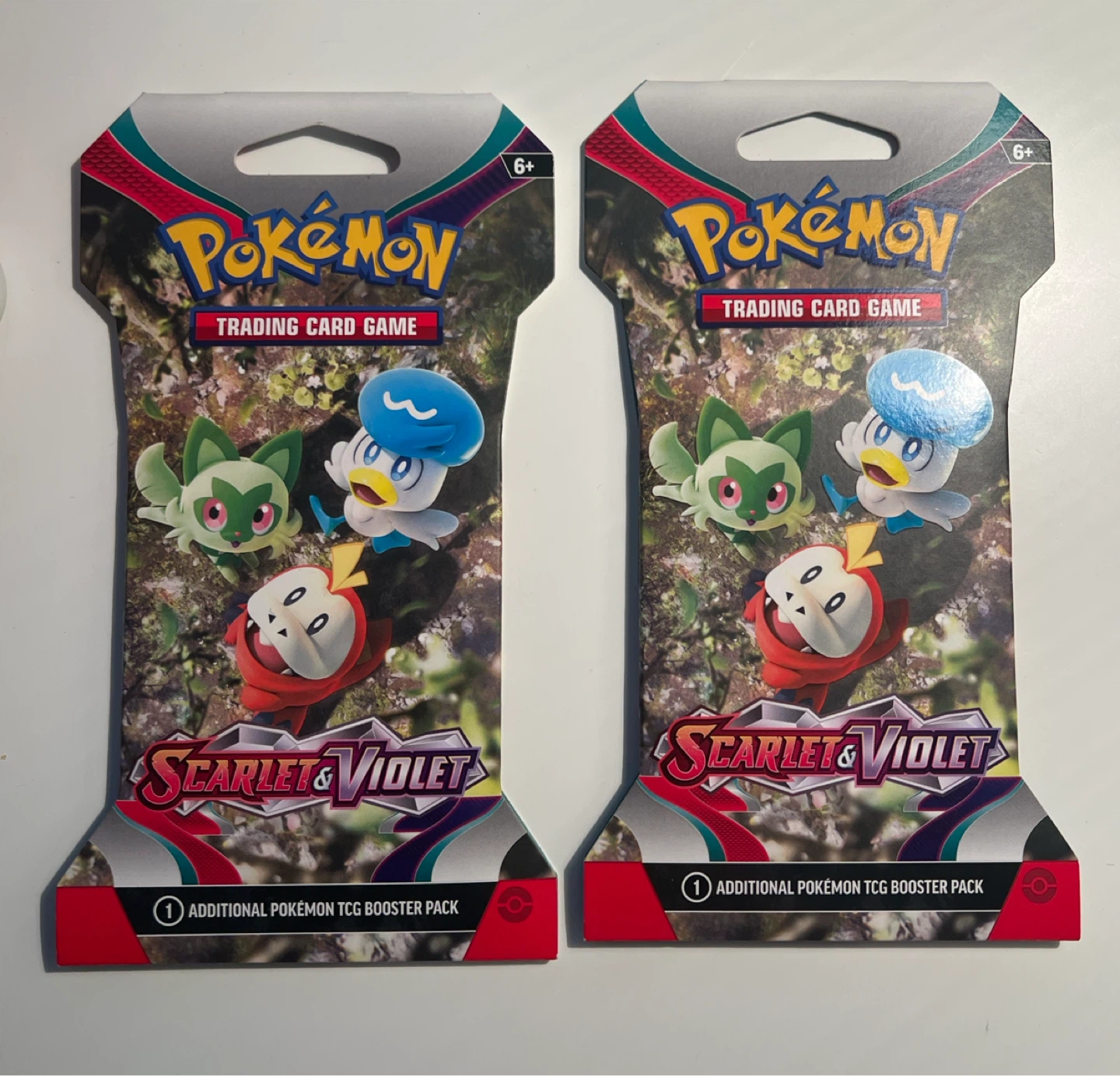 Pokemon Scarlet & Violet Trading Card Game Booster Packs (2)