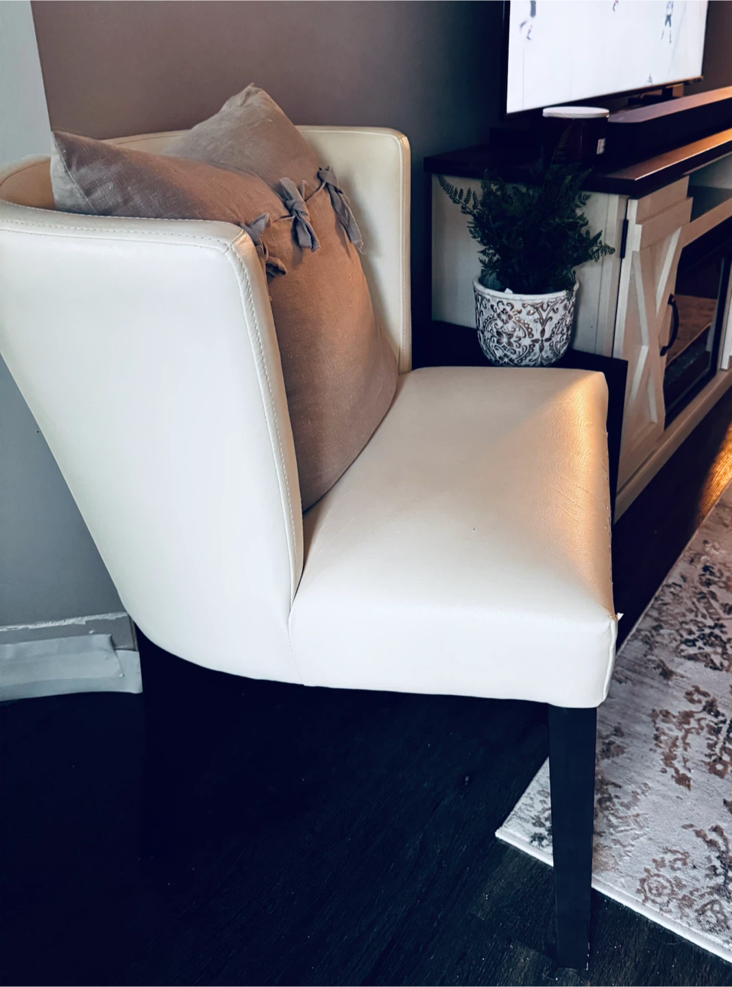 Cream Accent Chair