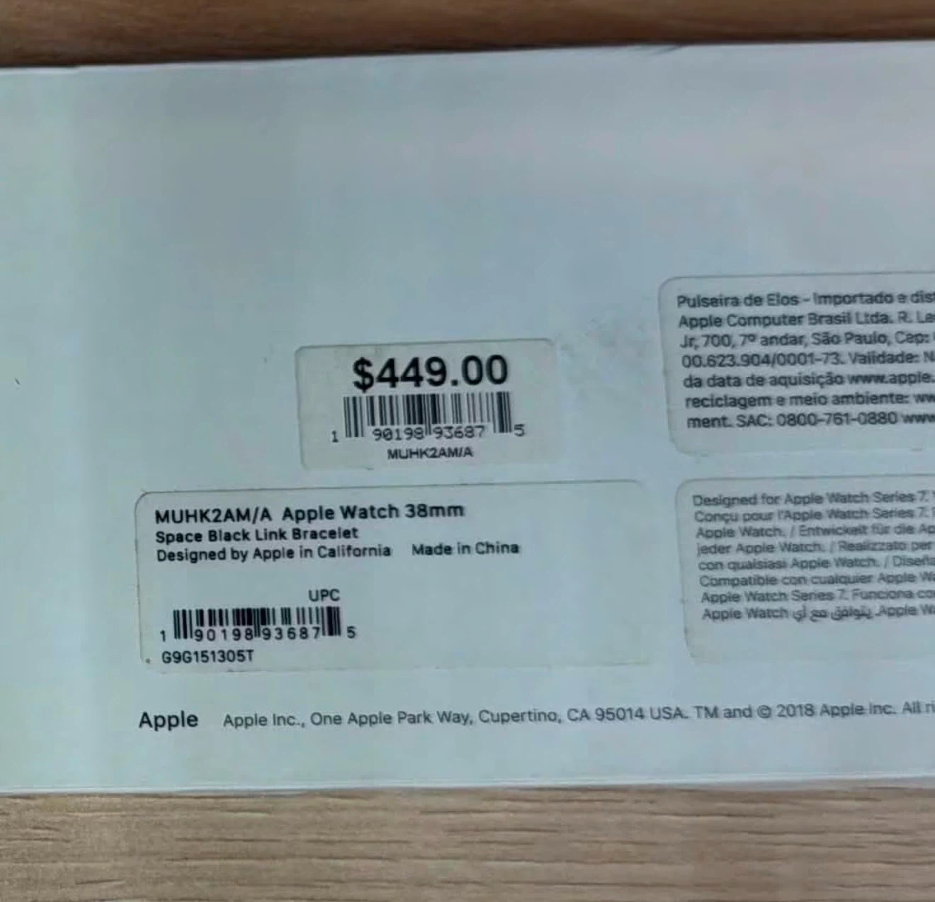 Apple Watch Space Black Link Bracelet 38mm - photo 2