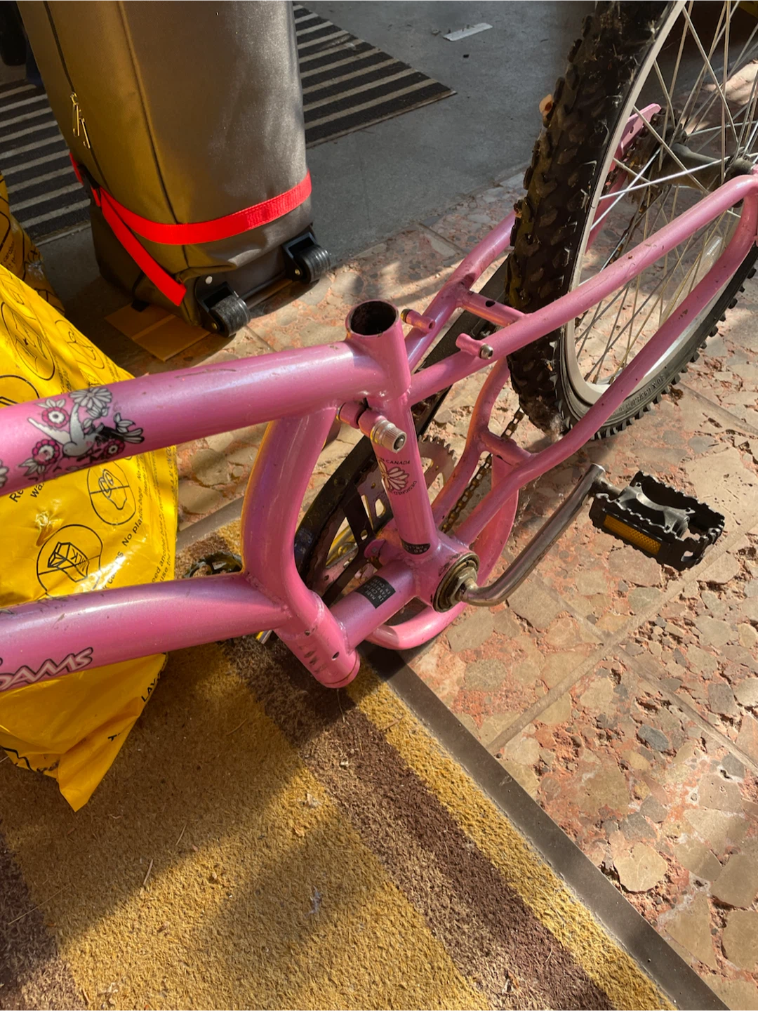 Pink Trail-a-bike folder 1 Adams - photo 3