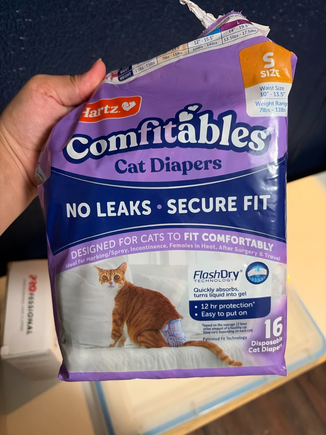 Hartz Comfitables Cat Diapers - Size S
