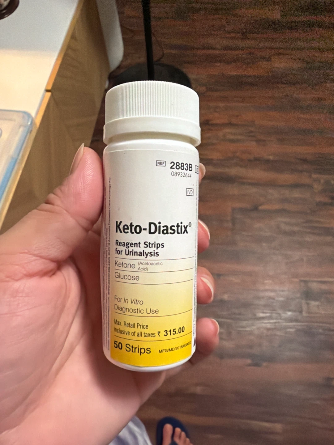 Keto-Diastix Reagent Strips for Urinalysis - 50 Strips