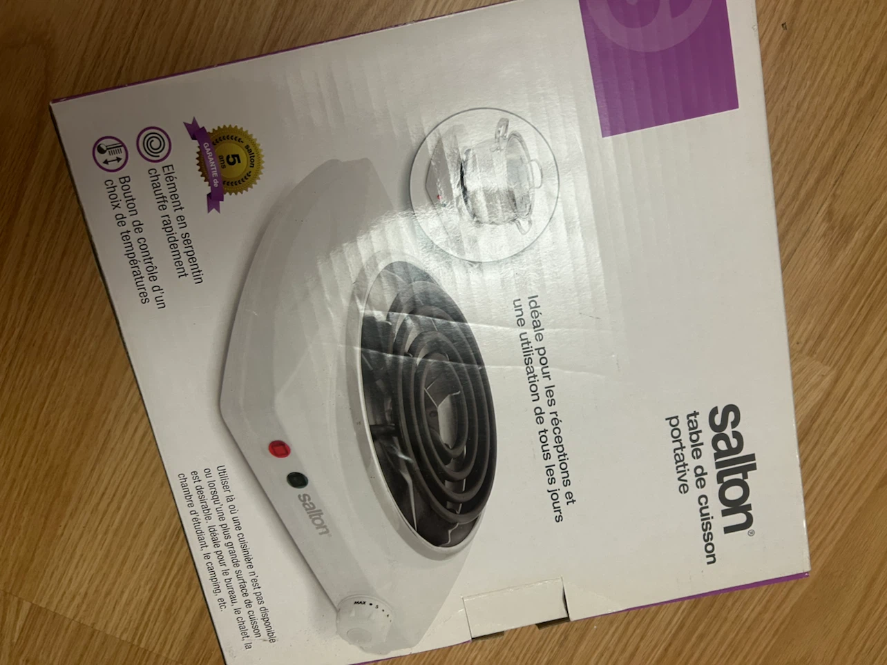 Salton Portable Electric Stove Burner