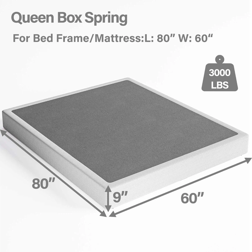 Box Spring Queen 9 Inch Metal Box-Spring Only - photo 2