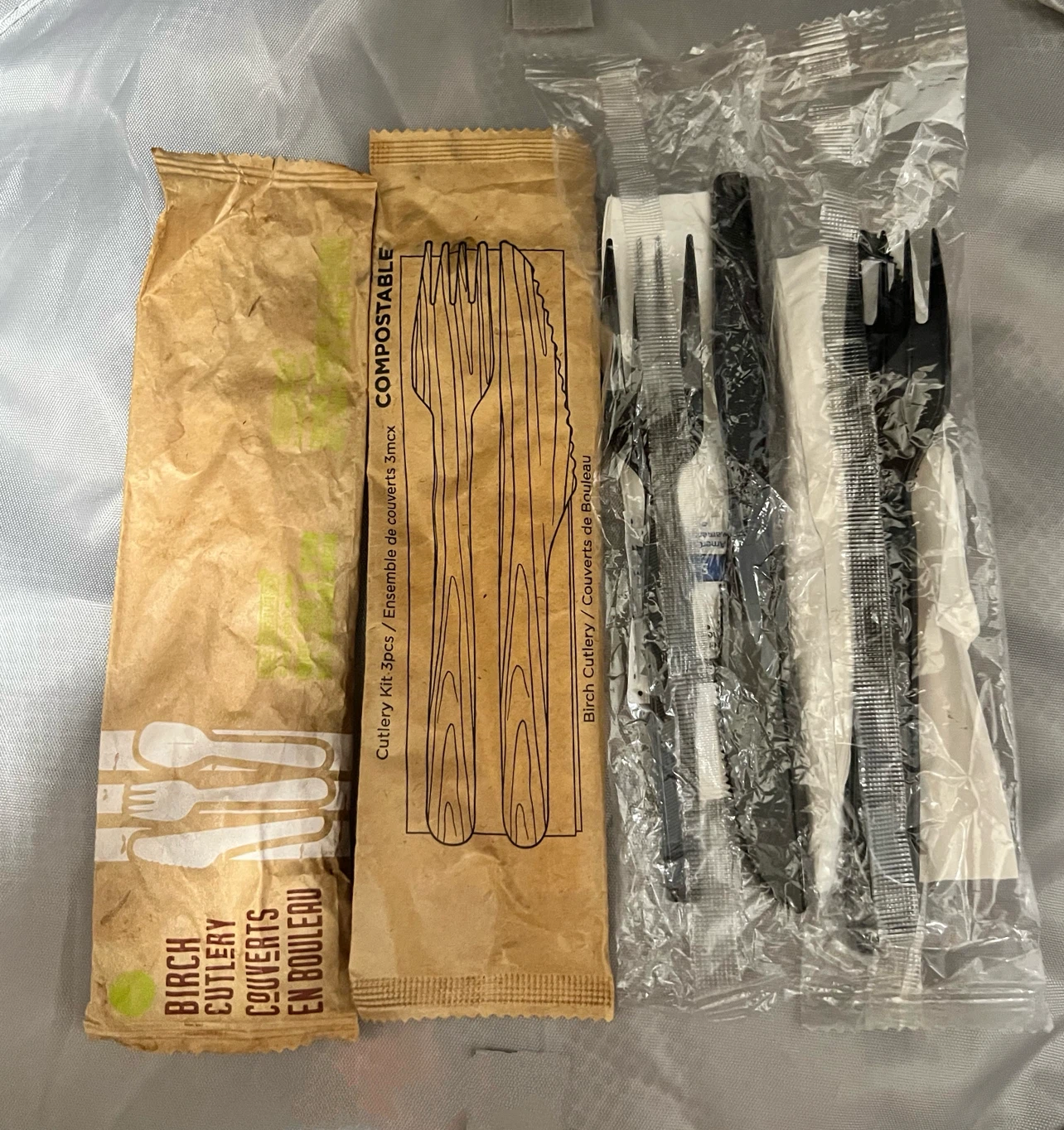 Bamboo Chopsticks and Birch Cutlery Set - photo 2