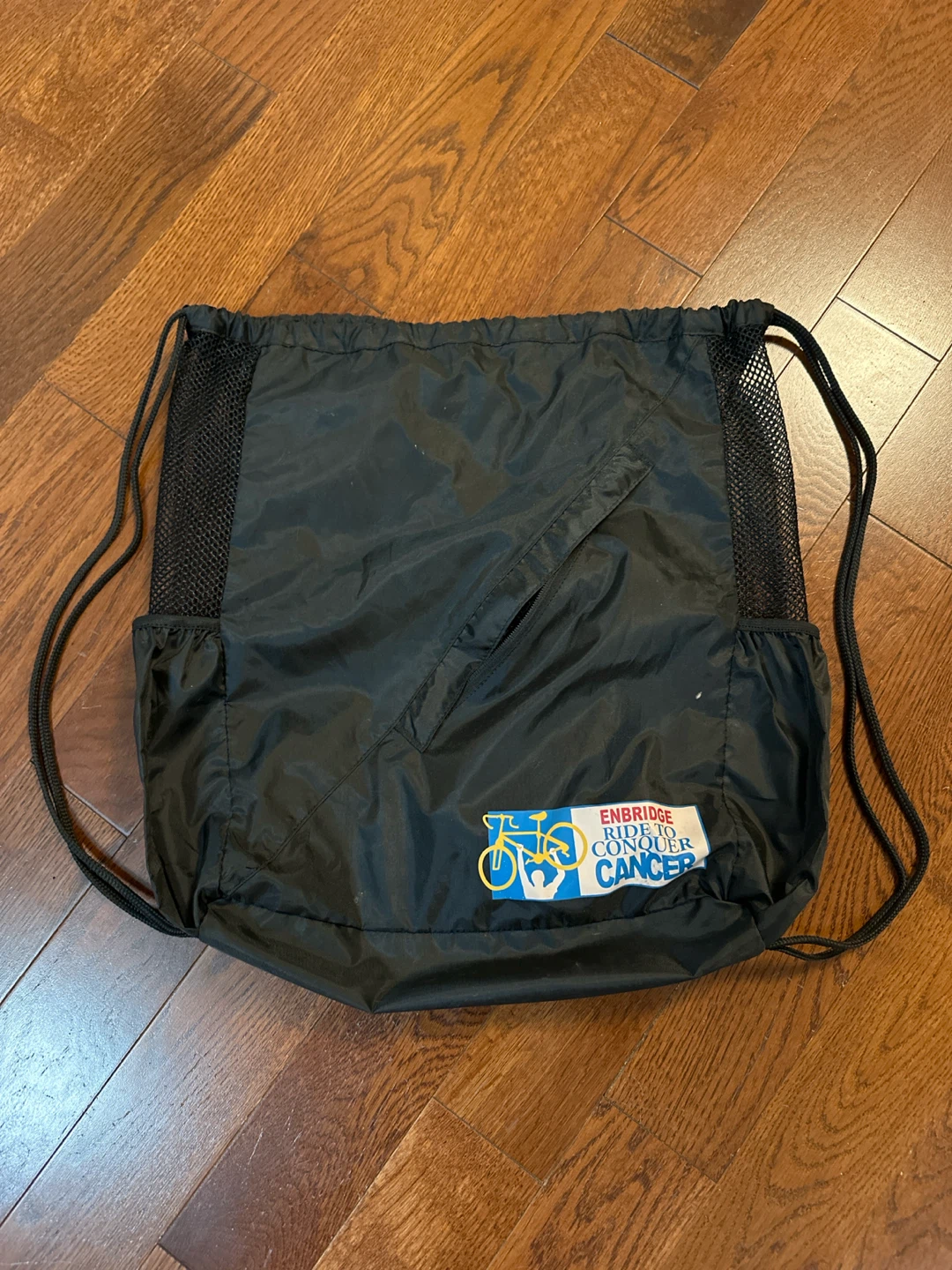 🆓 Drawstring Bag - Enbridge Ride to Conquer Cancer 🚴🏼